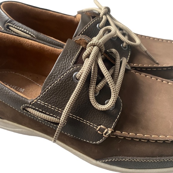 Florsheim Brown Lakeside Moc Toe Oxfords 10.5 - Picture 13 of 16